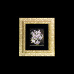 Mosaico: Fiori rosa e violette – 20×24,5